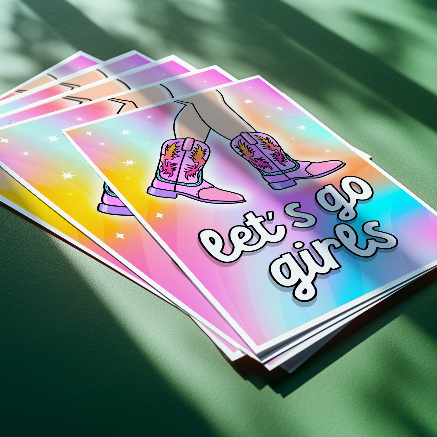 Let's Go Girls Print