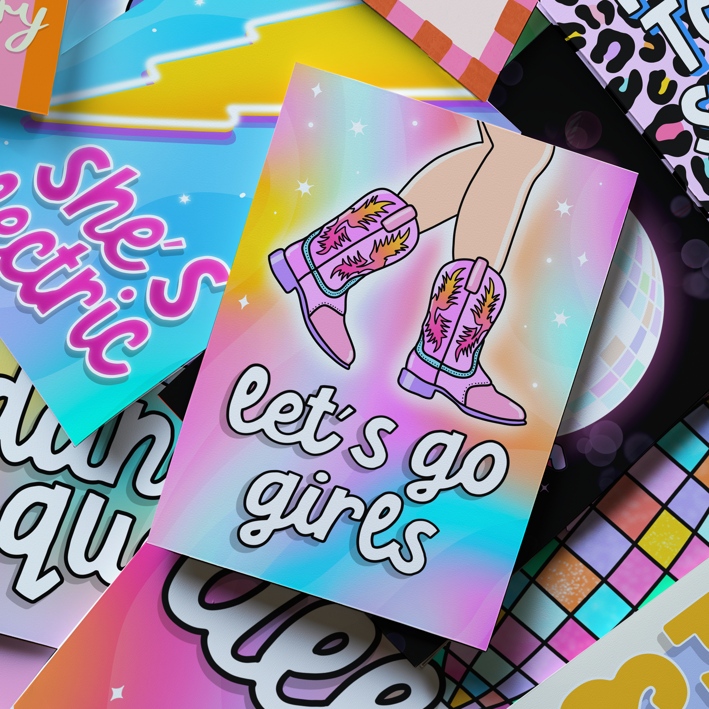 Let's Go Girls Print