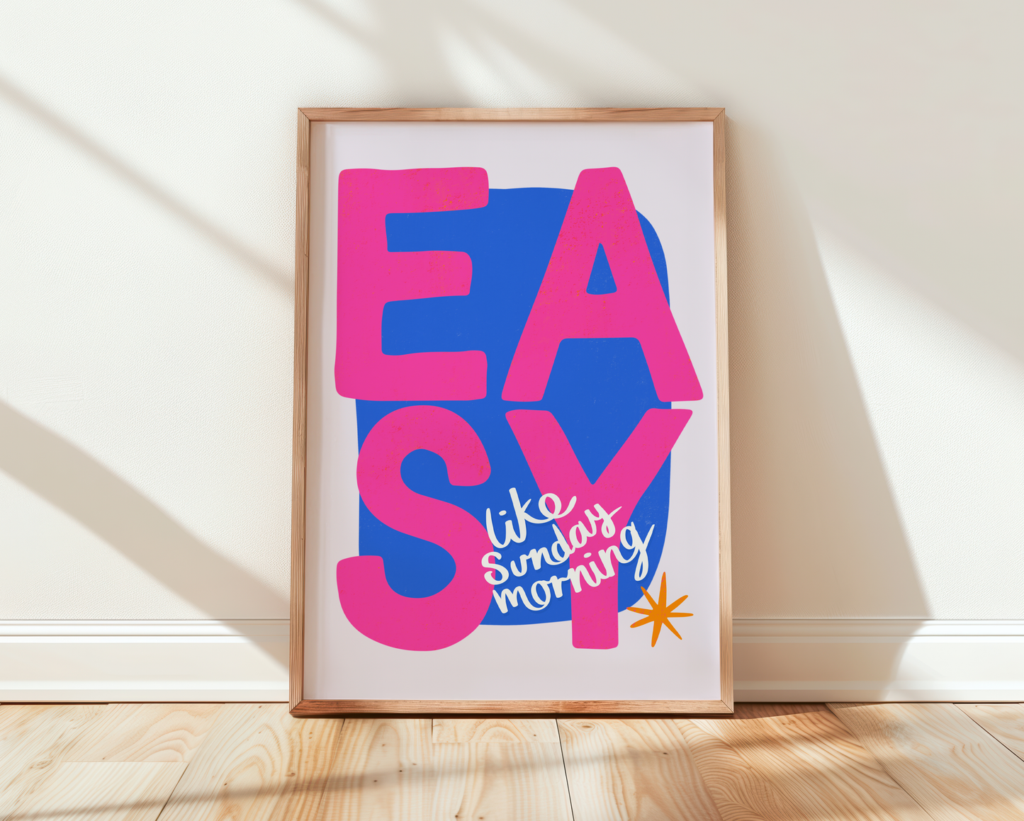 Easy Like Sunday Morning Print